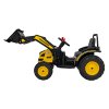 Elektrický traktor rypadlo + Pohyblivé rameno lžíce + Dálkové ovládání Žlutý 8