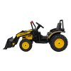 Elektrický traktor rypadlo + Pohyblivé rameno lžíce + Dálkové ovládání Žlutý 9