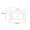 Elektrické autíčko Lamborghini Invencible Červené