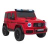 Elektrické červené autíčko Mercedes Benz G63 AMG XXL MP4