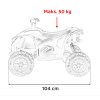 Elektrická čtyřkolka Fast Wheel modrá