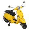 Elektrický skútr Vespa ROMA Žlutý 15