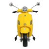 Elektrický skútr Vespa ROMA Žlutý 4