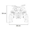 Elektrická čtyřkolka Quad Sport TX ATV Žlutá