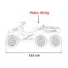 Elektrická čtyřkolka Sport TX ATV Bílá 3
