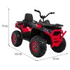 Elektrická čtyřkolka Quad ATV Desert červená