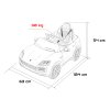 Elektrické autíčko Porsche Cayenne černé