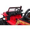 Elektrické autíčko Jeep Monster červené