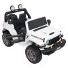 Dětské auto Jeep Wrangler Rubicon Zvýšené Bílé