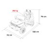Dětské auto Jeep Wrangler Rubicon Zvýšené Bílé