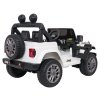 Dětské auto Jeep Wrangler Rubicon Zvýšené Bílé 10