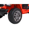 Dětské zvýšené oranžové auto Jeep Wrangler Rubicon 27