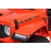 Dětské zvýšené oranžové auto Jeep Wrangler Rubicon 28