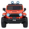 Dětské zvýšené oranžové auto Jeep Wrangler Rubicon 3