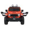 Dětské zvýšené oranžové auto Jeep Wrangler Rubicon 4