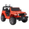 Dětské zvýšené oranžové auto Jeep Wrangler Rubicon 5