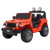 Dětské zvýšené oranžové auto Jeep Wrangler Rubicon 6