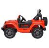 Dětské zvýšené oranžové auto Jeep Wrangler Rubicon 7