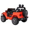 Dětské zvýšené oranžové auto Jeep Wrangler Rubicon 9