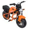 Elektrická oranžová motorka SUPERMOTO