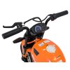 Elektrická oranžová motorka SUPERMOTO
