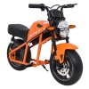 Elektrická oranžová motorka SUPERMOTO