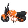Elektrická oranžová motorka SUPERMOTO