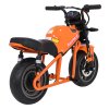 Elektrická oranžová motorka SUPERMOTO