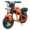 Elektrická oranžová motorka SUPERMOTO