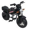 Elektrická motorka SUPERMOTO Černá