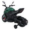 Elektrická motorka Ducati Diavel x Bentley Zelená