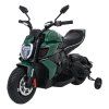 Elektrická motorka Ducati Diavel x Bentley Zelená