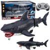 RC model žralok pohyblivý ocas kouřový efekt černý