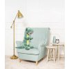 Plyšový dinosaurus Harry 75 cm tmavě zelený