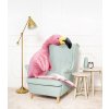 Plyšový pták Flaming Pinki 120 cm tmavě růžový 2