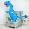 Plyšový dinosaurus EDI 60 cm granátový 2