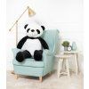 Plyšová panda 130 cm bílo-černá