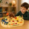 Interaktivní dovednostní manuální dráha s dinosaury 8 výzev 3