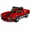 Stavebnice Klasický automobil S.Cobra Vitrína 391 dílků Červený