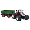 RC traktor Červený s zeleným návěsem