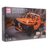 Stavebnice oranžové RC terénní auto 790 dílků