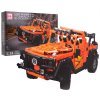 Stavebnice oranžové RC terénní auto 790 dílků