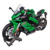 Technická stavebnice Sportovní motocykl 2304 dílků Zelený