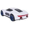 RC auto s funkcí kouře na dálkové ovládání a hodinky Bílé