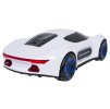 RC auto s funkcí kouře na dálkové ovládání a hodinky Bílé