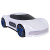 RC auto s funkcí kouře na dálkové ovládání a hodinky Bílé