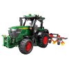 Stavebnice zelený traktor + příslušenství 1828 dílků