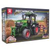 Stavebnice zelený traktor + příslušenství 1828 dílků