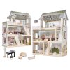 LULILO Domek dla lalek drewniany FLORO boho LED 95218%281%29