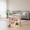 Domek dla lalek drewniany LULILO FLORO boho LED 78cm 180448